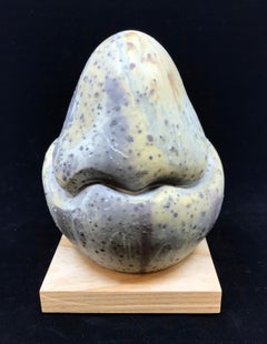 "Droplet 1918", Contemporary, Porcelain, Sculpture, Shino Glaze, Wood Fired