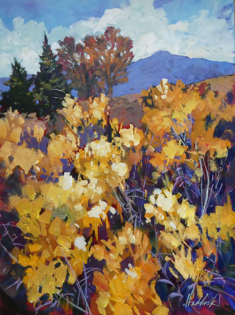 Perry Painter Perry Haddock - Blue Skies, Smilin' at Me, Painting, Acrylic on MDF ...