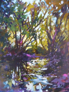 Canopy Reflections, Painting, Acrylic on Canvas
