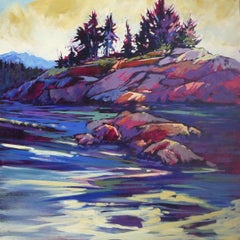 Harbour Island, Painting, Acrylic on Canvas