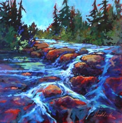 Je vais là d'une manière ou d'une autre, peinture, acrylique sur toile