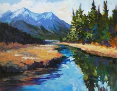 Into the Distance, Painting, Acrylic on MDF Panel