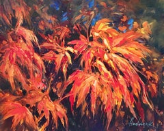 Maple Splash, Painting, Acrylic on Canvas