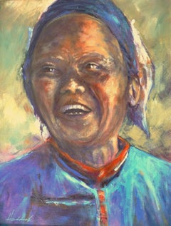 Miaou Woman, Painting, Acrylic on Canvas