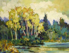 Sheridan Greens, Painting, Acrylic on Canvas