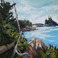 Sneakapique Bay, Painting, Acrylic on Canvas