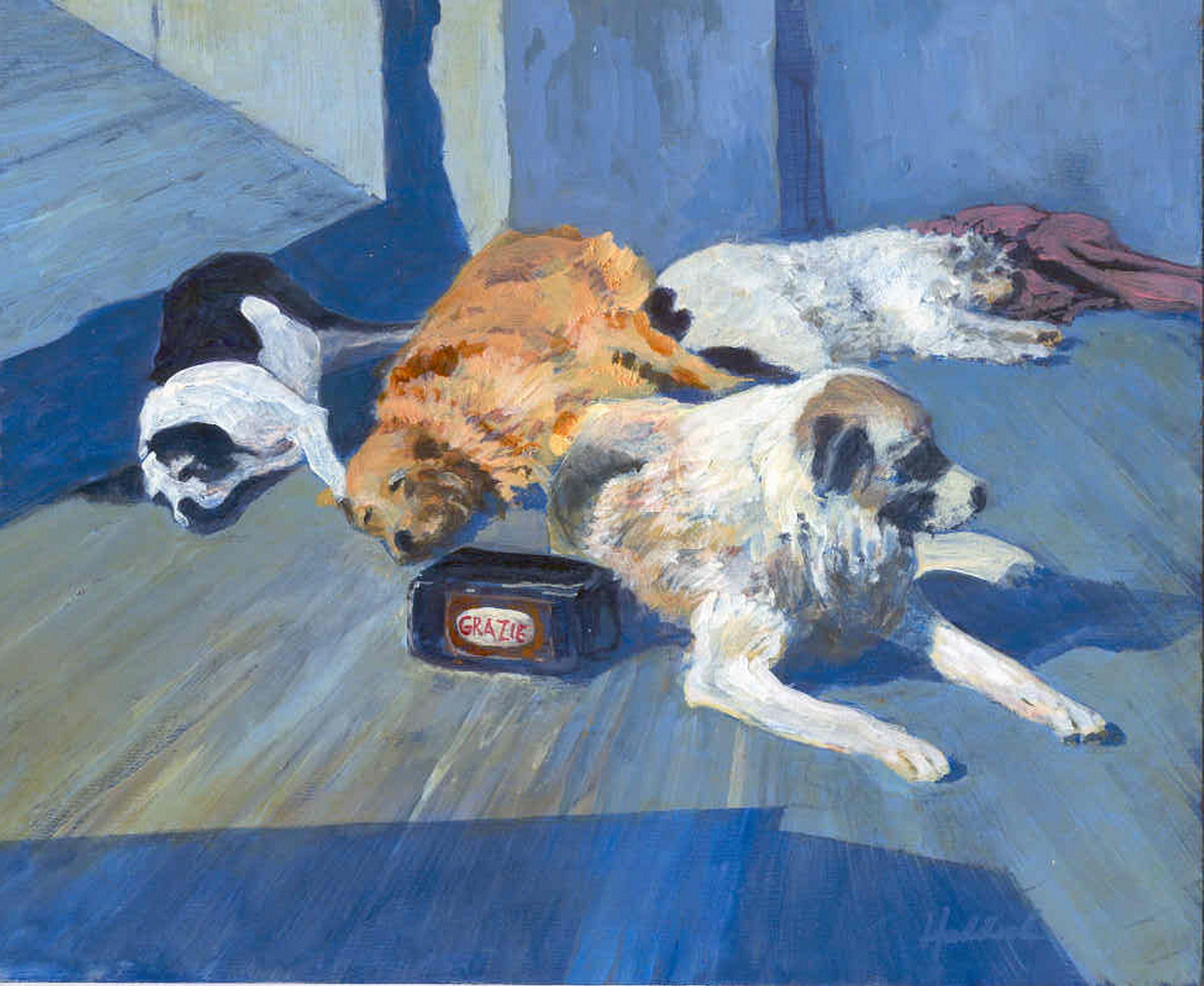 Animal Painting di Perry Haddock - Sicuramente meglio che lavorare, Pittura, Acrilico su pannello di Wood