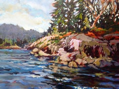 Water`s Edge, Painting, Acrylic on Canvas