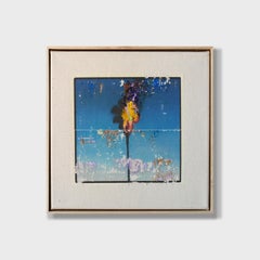 Contemporary Conceptual Palm Tree Painting, "The Ideal Copy 0019"