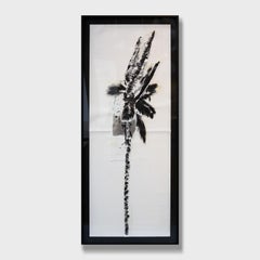 Zeitgenössische konzeptionelle Collage, „ Palmenbaum imrunkenen Stil“