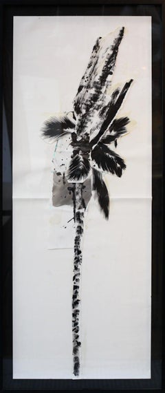 Contemporary Conceptual Collage, "Drunken Style Palm Tree"