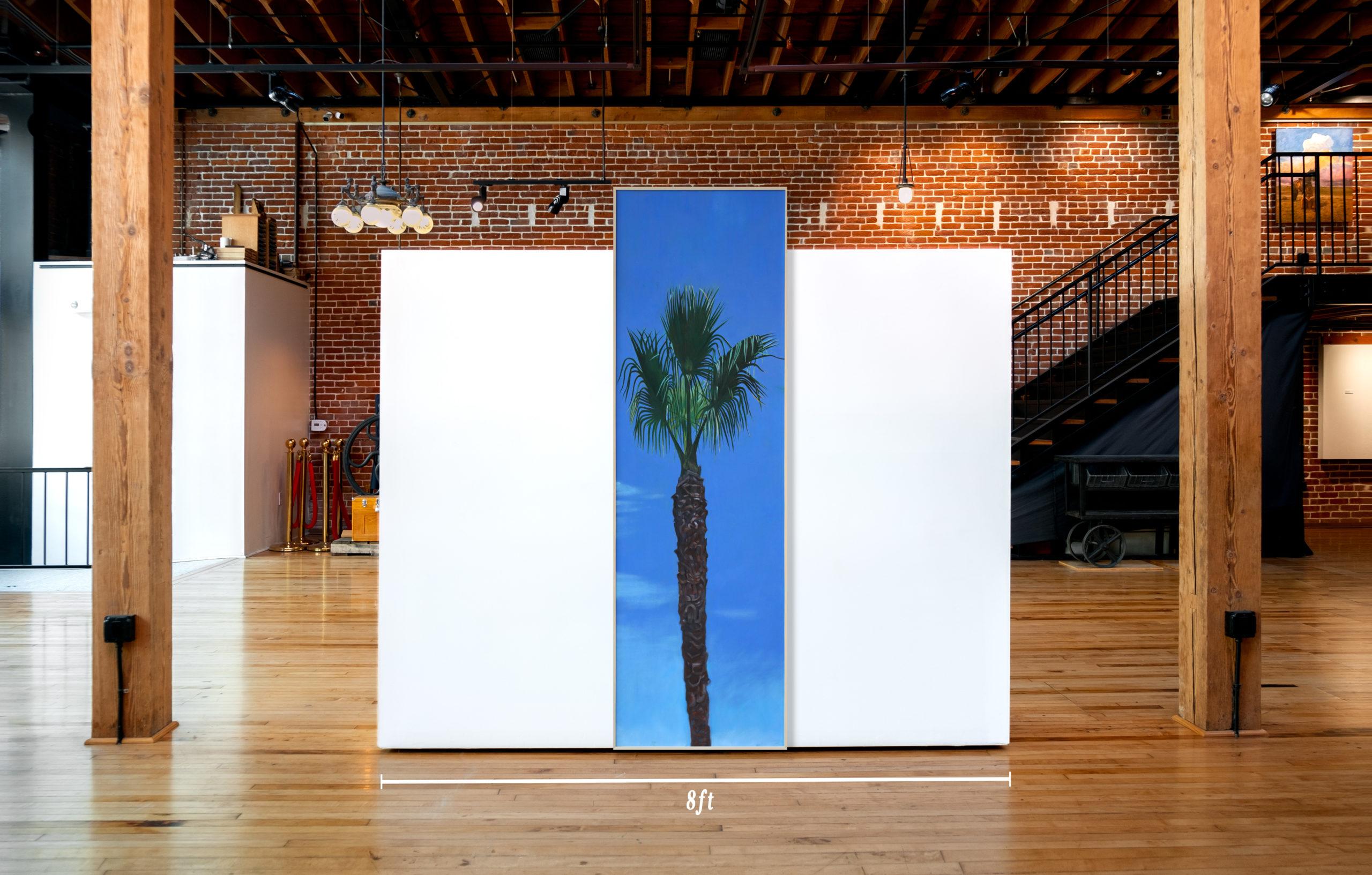 Contemporary Realist Palm Tree Painting, 