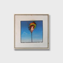 Zeitgenössisches Konzeptgemälde eines Palmenbaums, "The Ideal Copy Artists Proof 2"