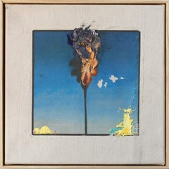 Contemporary Conceptual Palm Tree Painting, "The Ideal Copy 0007"
