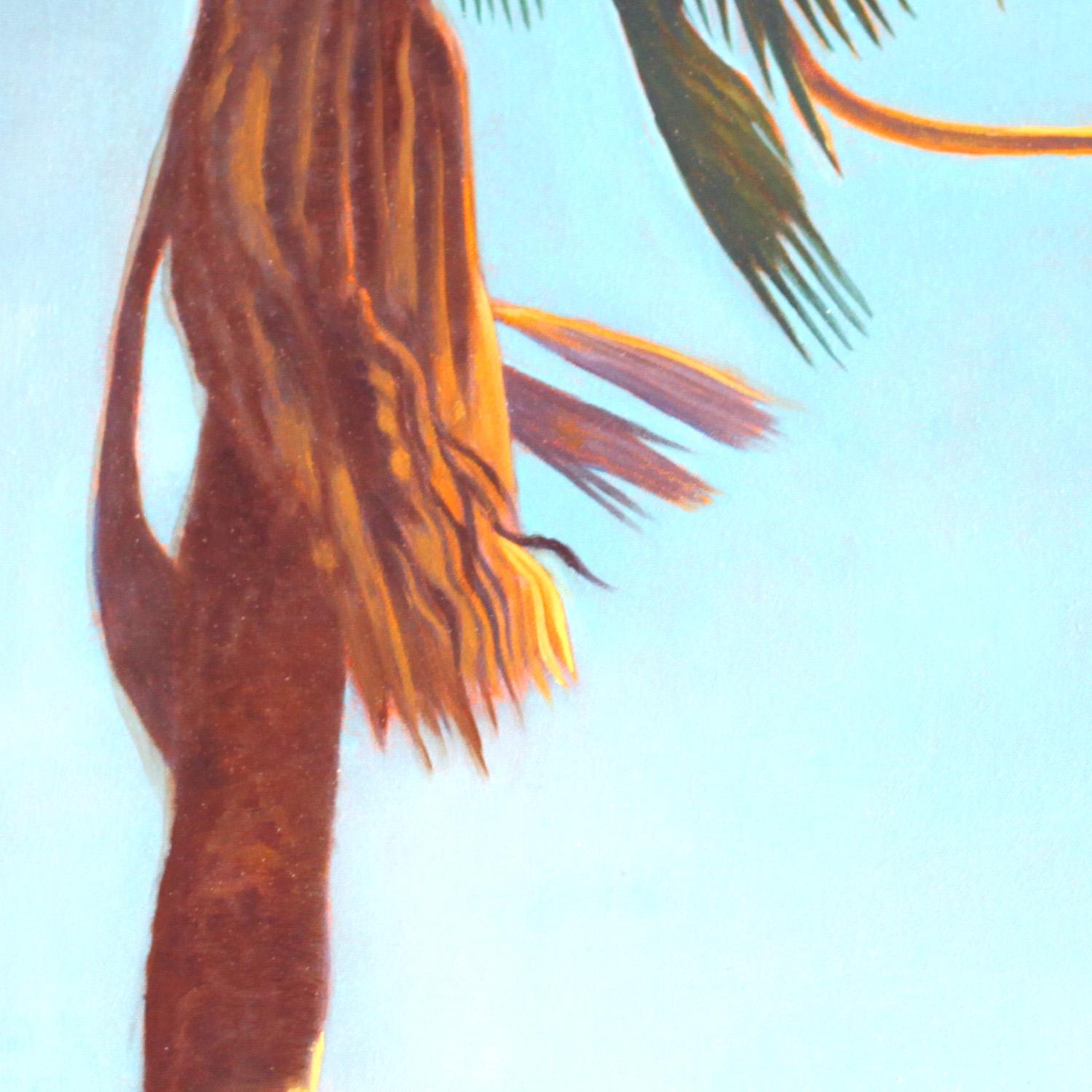 acrylic palm tree painting