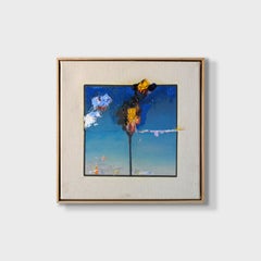 Contemporary Conceptual Palm Tree Painting, "The Ideal Copy 0016"