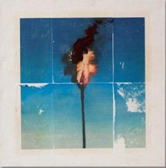 Quadro concettuale minimalista su tela, "La copia ideale 30" "