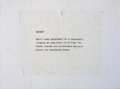 Conceptual Print On Canvas, "Prompt"