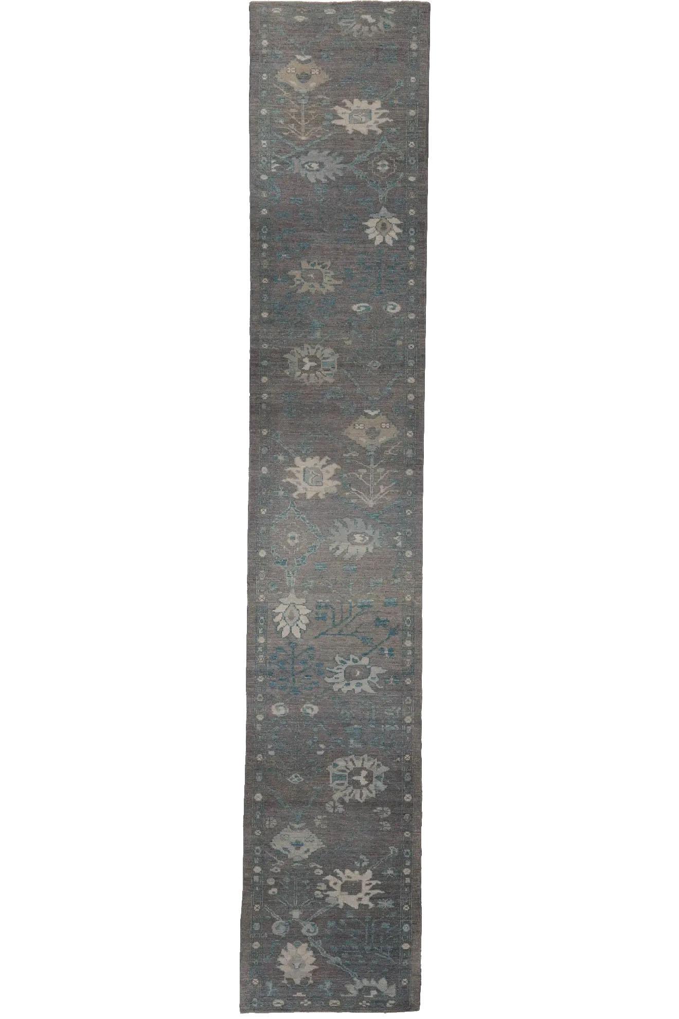 Persain Runner Rug (39 x 216) - Oushak Design For Sale 1