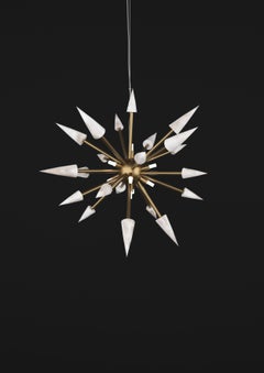 Perseo 50 Bronze Pendant Lamp by Alabastro Italiano