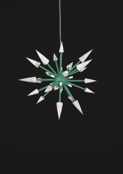 Lampe suspendue Perseo 50 Freedom Green Metal par Alabastro Italiano