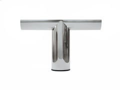 Polished Stainless Steel Console with Marble Top Insert by Ultramobili