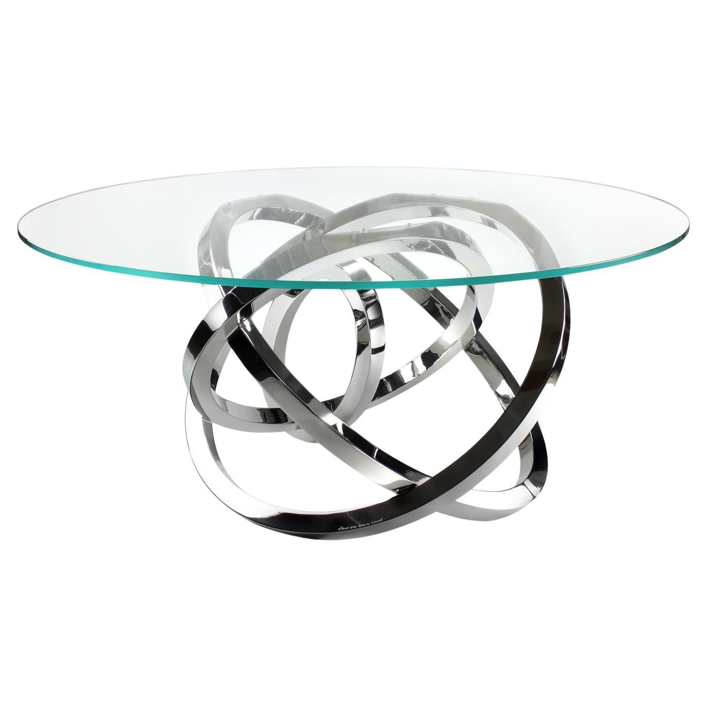 Perseo Glass Dining Table by Barberini & Gunnell