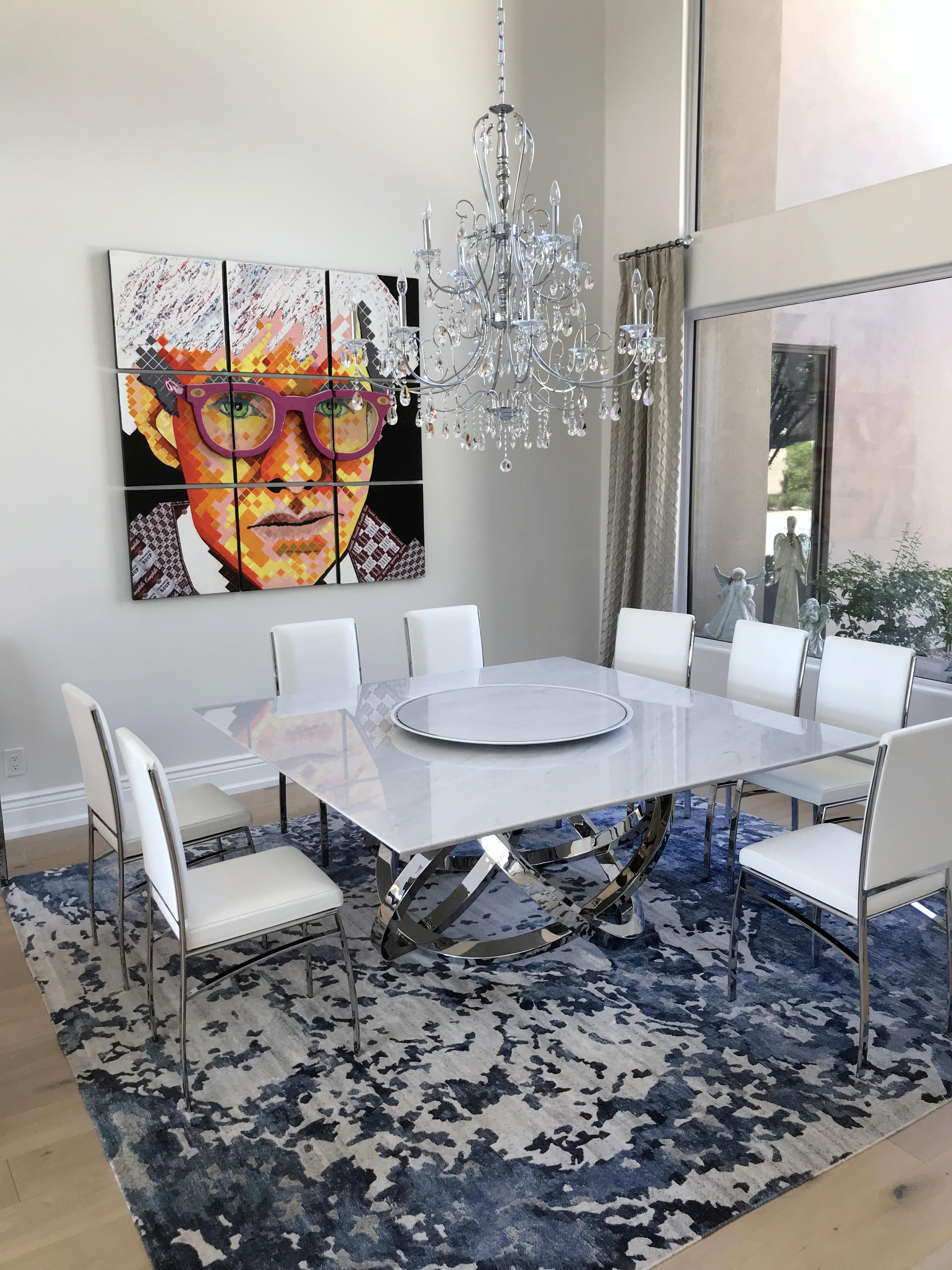 italien Table de salle à manger Perséo par Barberini & Gunnell en vente