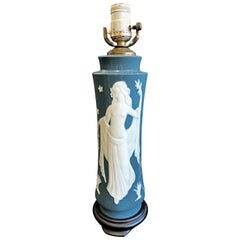 "Persephone, Goddess of Spring, " Rare Art Deco Porcelain Table Lamp by Lenox