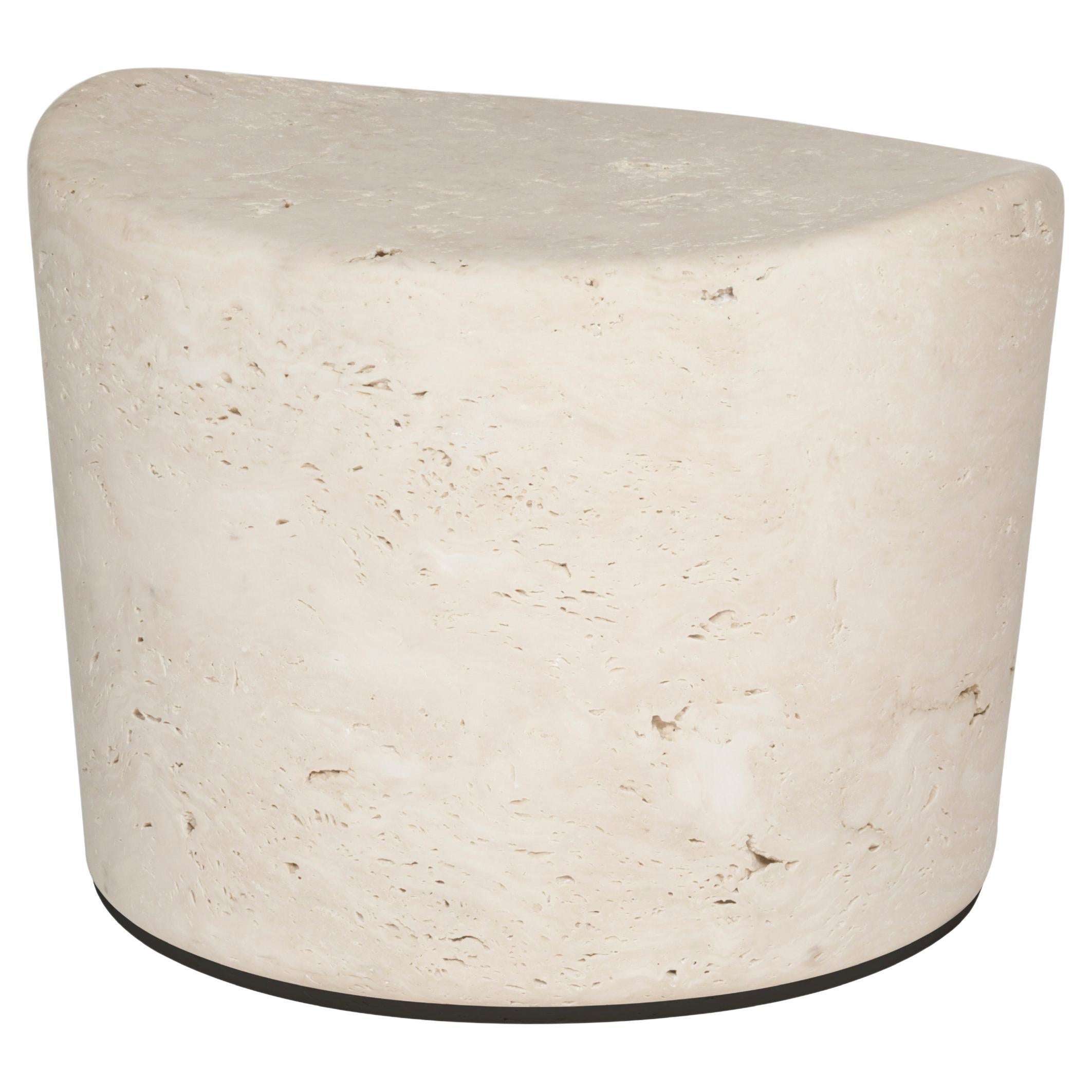 Perseus Marble Pouf by Gio Bagnara