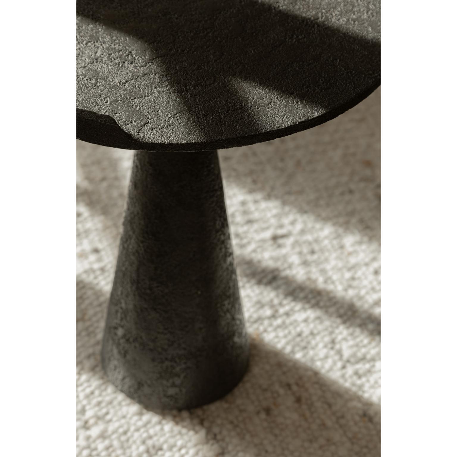 Other Perseus Side Table in Cast Bronze With Custom Hammered Patina by OZA Design For Sale