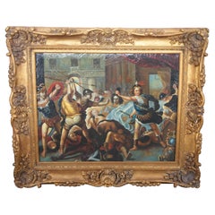 Perseus Turning Phineas And His Followers To Stone After Luca Giordano Painting