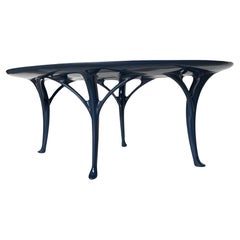 Pershing Oval, Midnight Gloss Blue, Fiber reinforced cast resin