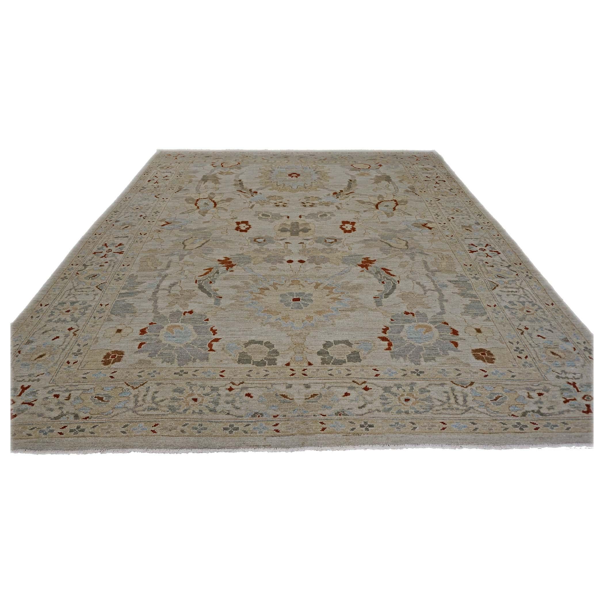 Condition: New

Origin: Persia

Design: Sultanabad

Actual Size: 8 x 10.1

Color: Ivory, Rust, Light Blue, Brown, Tan, Red

Content: Wool 

RN: 1143039