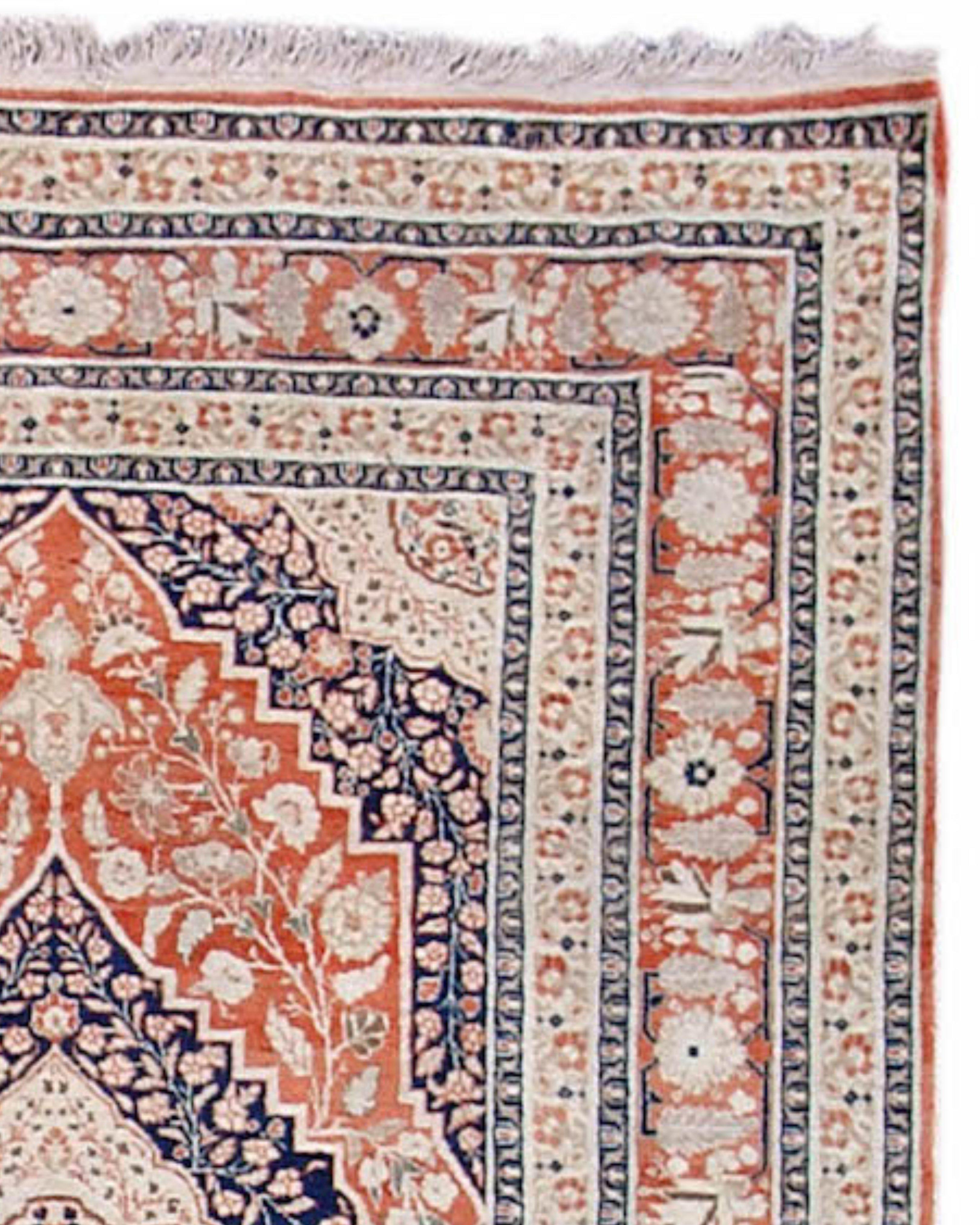 Persian Tabriz Rug, 19th Century

Additional Information:
Dimensions: 4'2