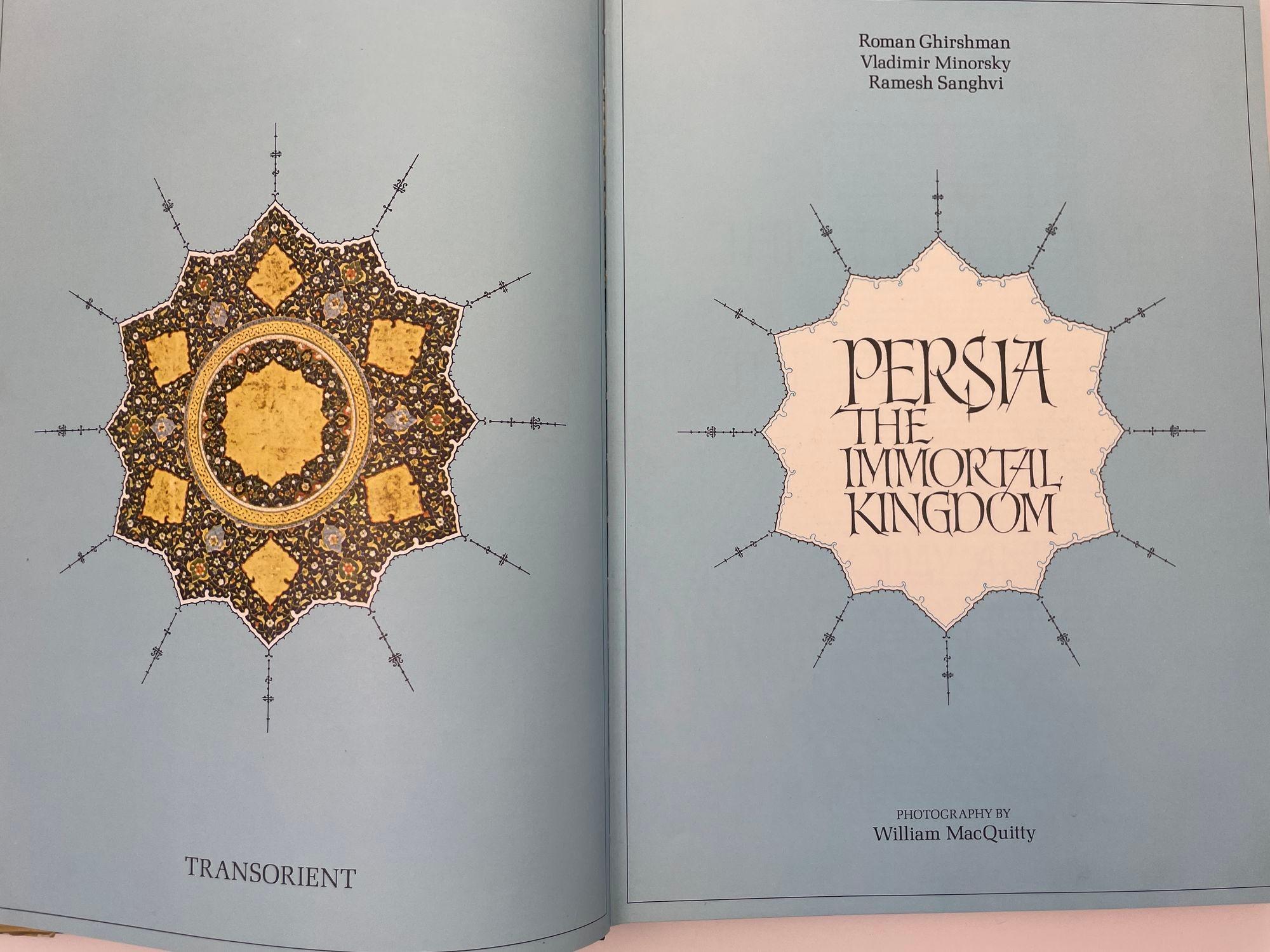 Persia The Immortal Kingdom de Ghirshman Minorsky Sanghvi 1971 en vente 5