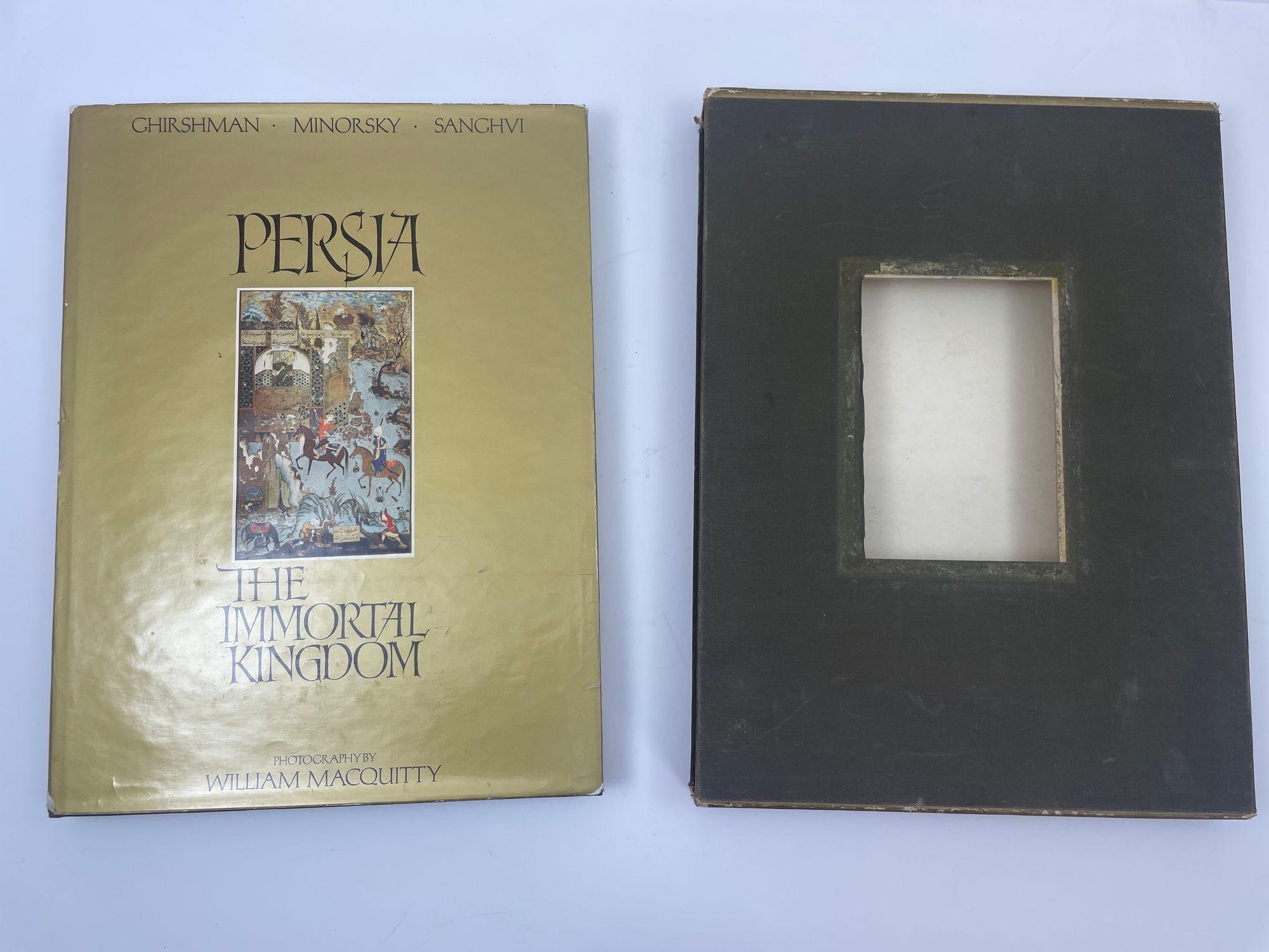 Persia The Immortal Kingdom de Ghirshman Minorsky Sanghvi 1971 Bon état - En vente à North Hollywood, CA