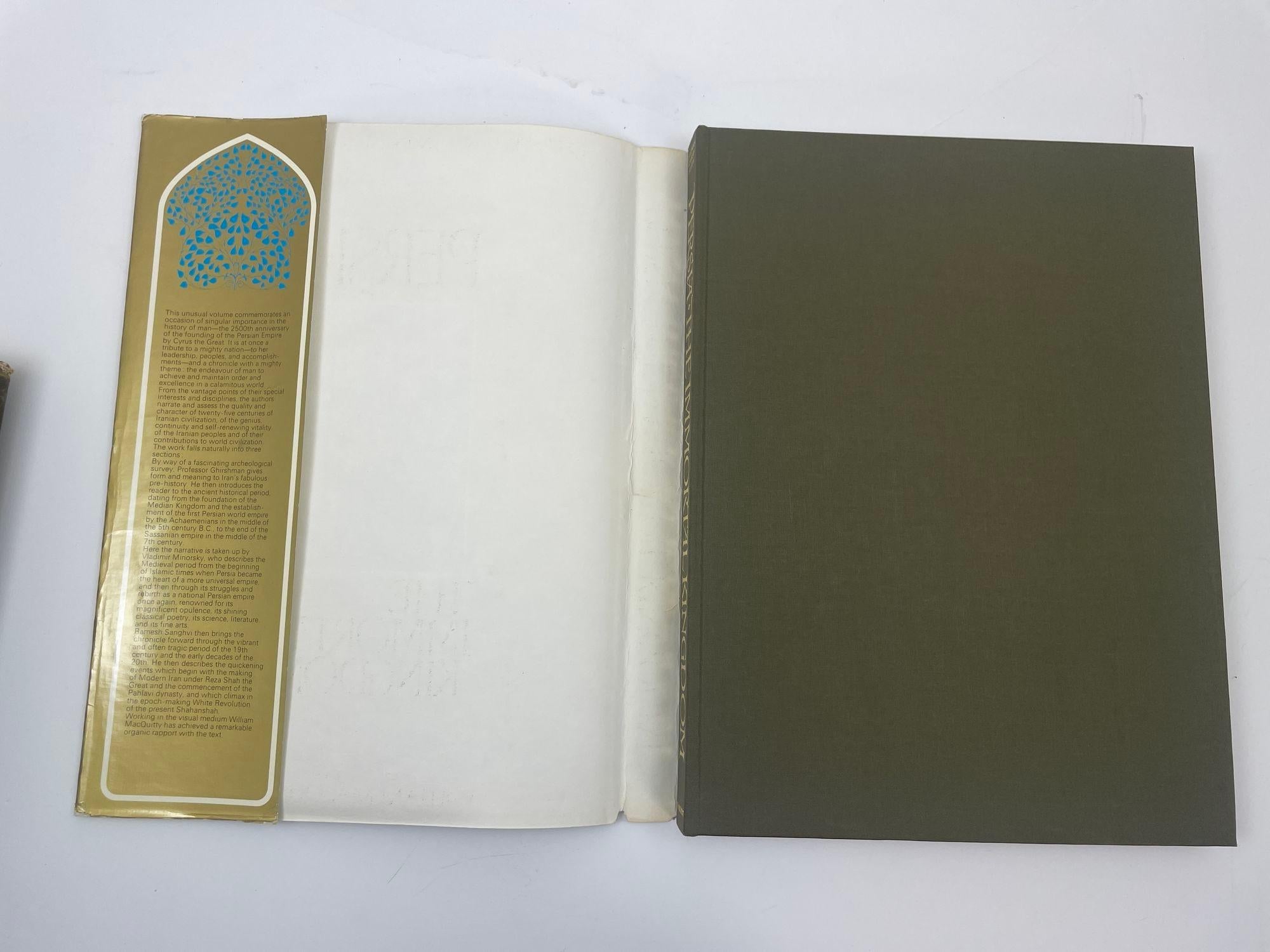 Persia The Immortal Kingdom by Ghirshman Minorsky Sanghvi 1971 For Sale 2