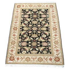 Persian 6.5'x9.5' Oushak Carpet with Foliate Elements, 20th C