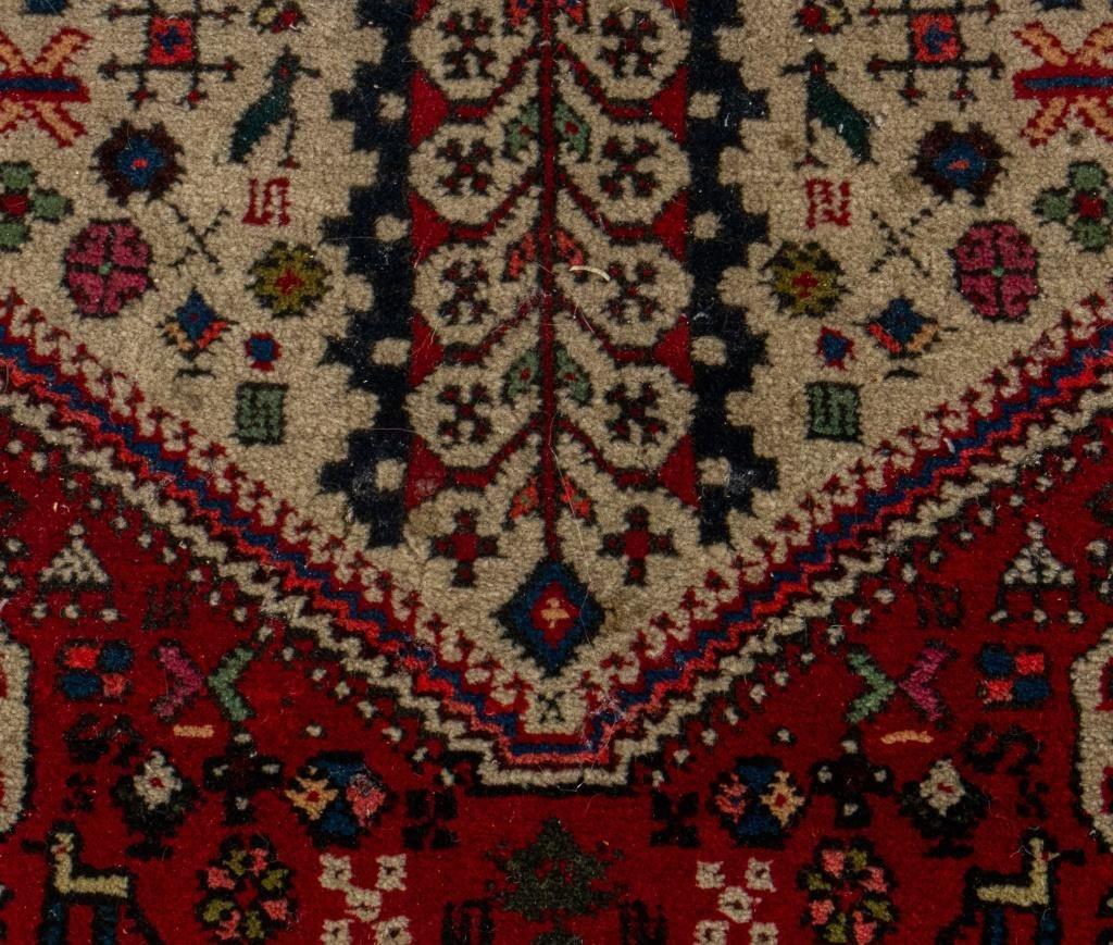 Persian Abadeh Rug, 3' x 2' In Good Condition For Sale In New York, NY