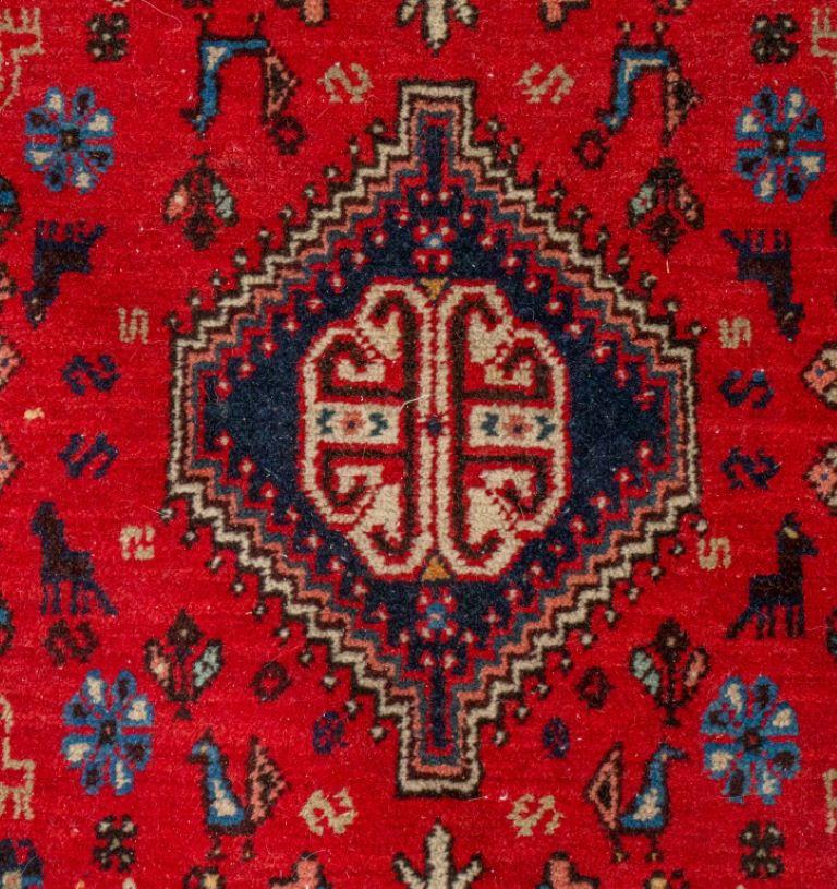 20th Century Persian Abadeh Rug, 3' x 2' For Sale