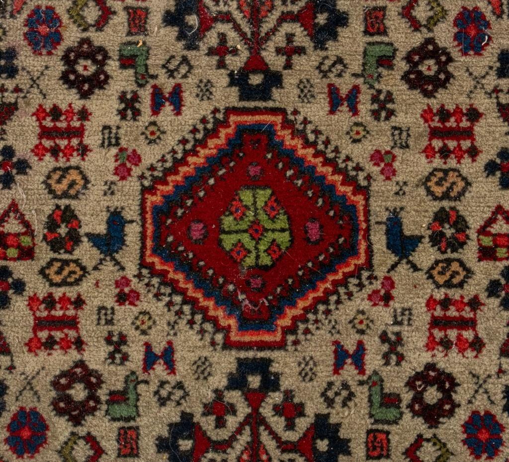 20th Century Persian Abadeh Rug, 3' x 2' For Sale