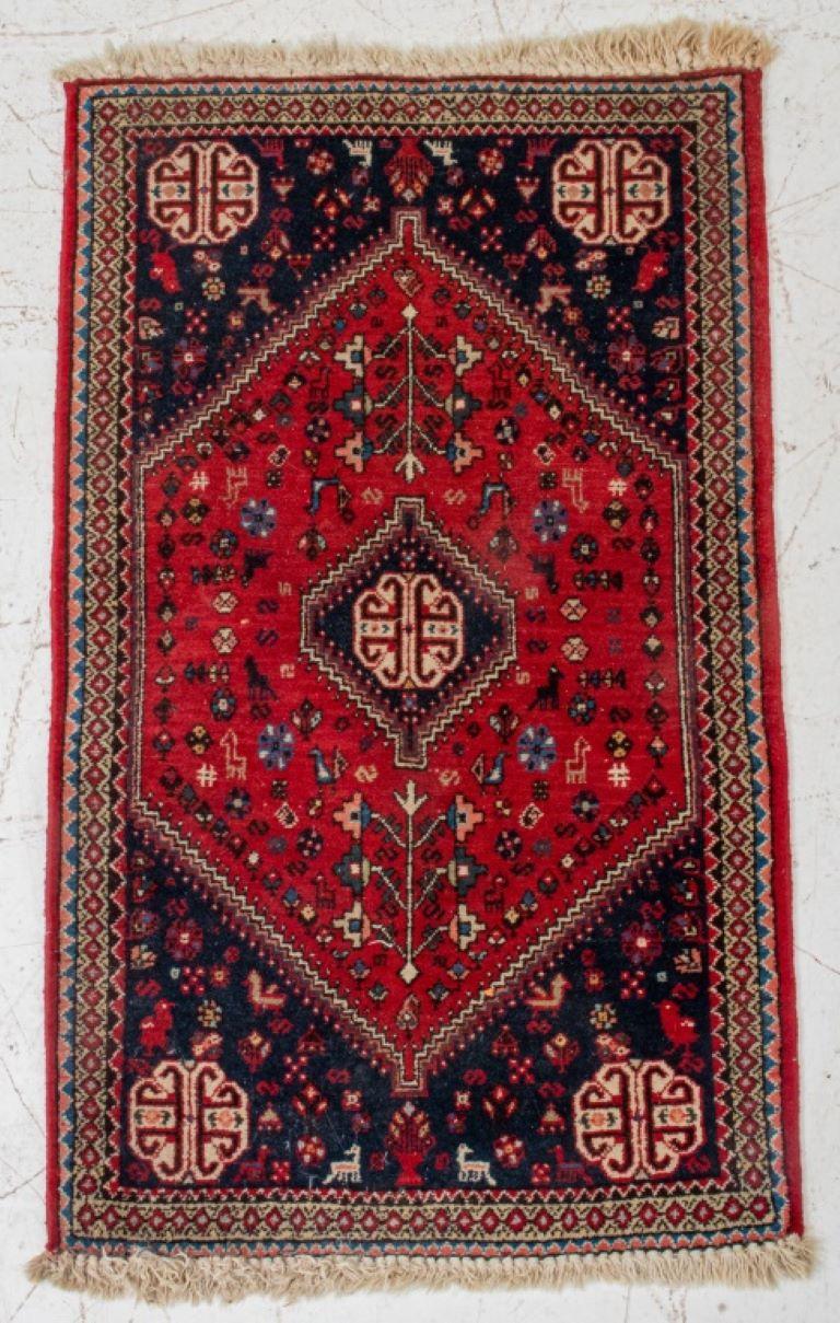 Persian Abadeh Rug, 3' x 2' For Sale
