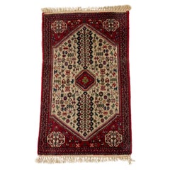 Vintage Persian Abadeh Rug, 3' x 2'
