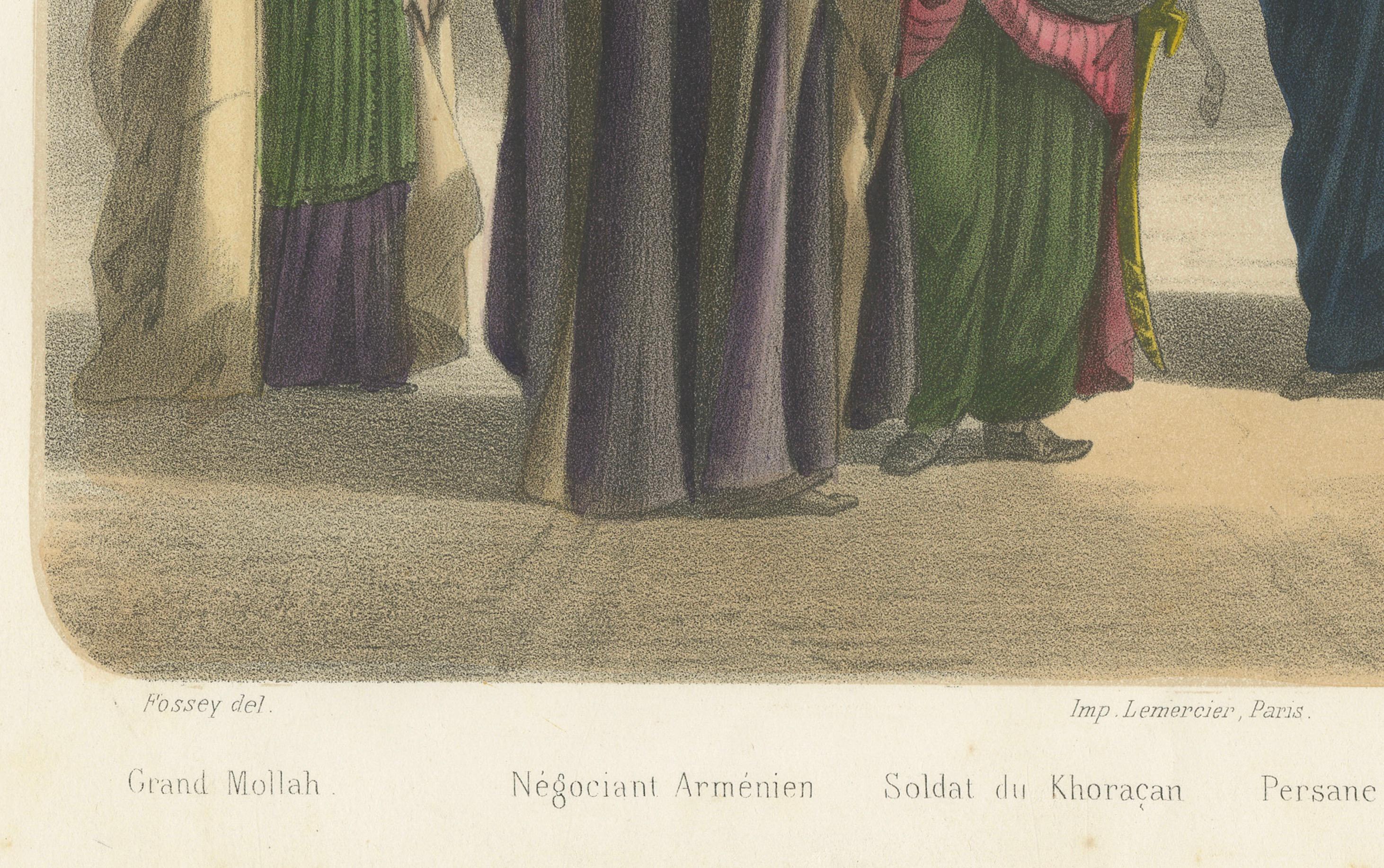 Persian and Armenian Figures – Asia Minor and Khorasan Costumes, c.1845 en venta 1