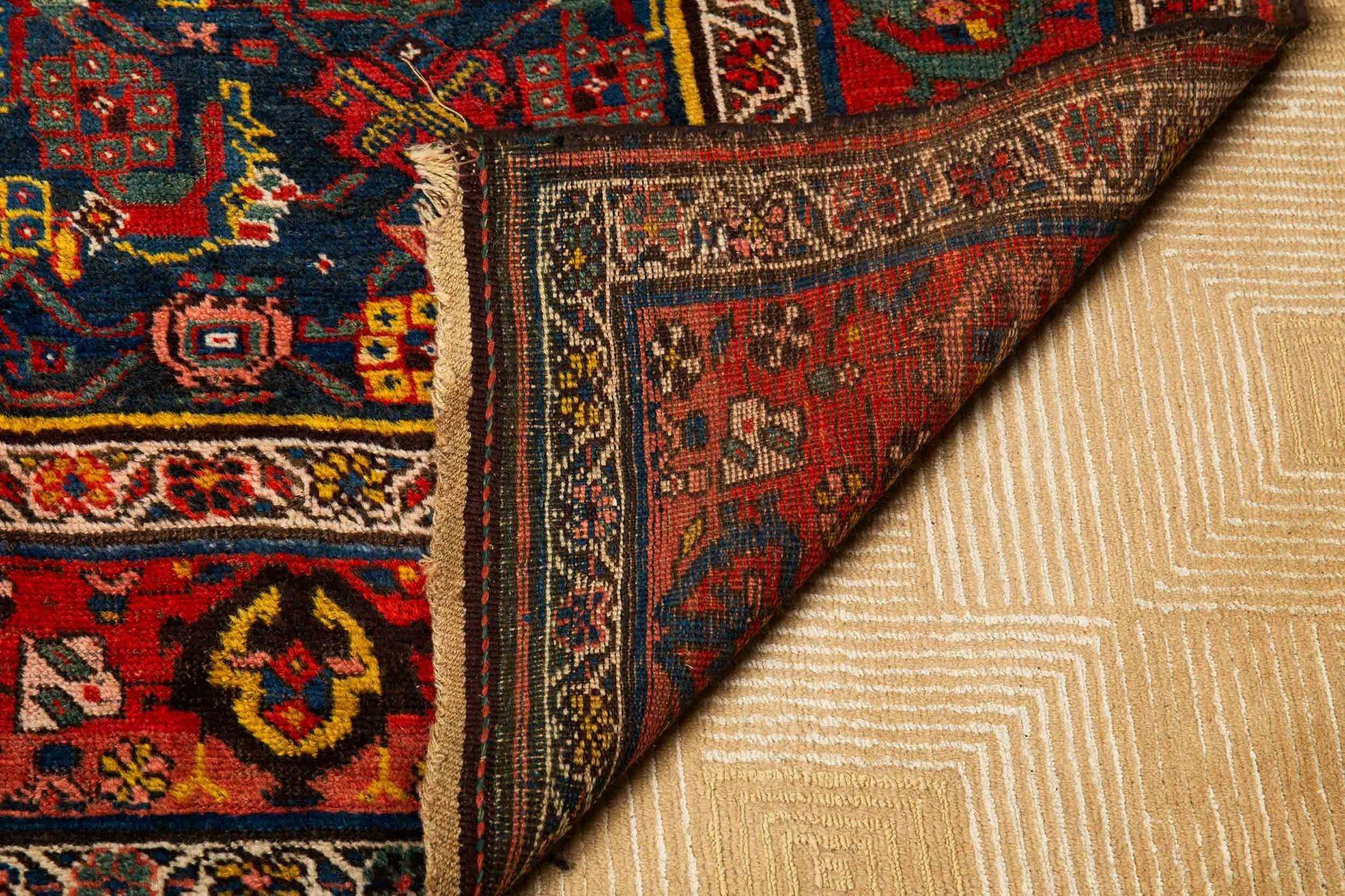 Persian Antique Bidjar Bijar Runner Rug Carpet circa 1920  9.25’ x 4.5' For Sale 6