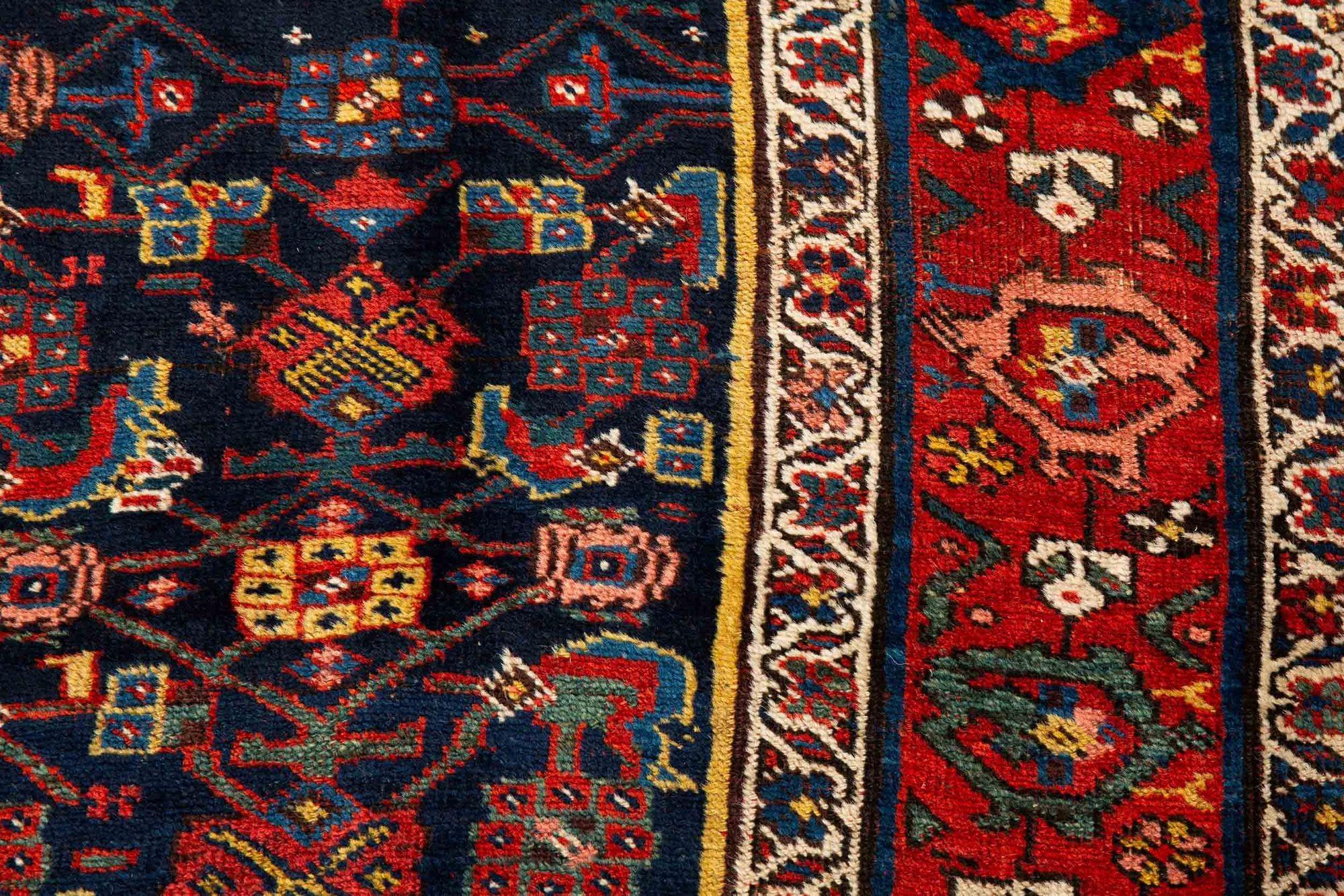 Persian Antique Bidjar Bijar Runner Rug Carpet circa 1920  9.25’ x 4.5' For Sale 9