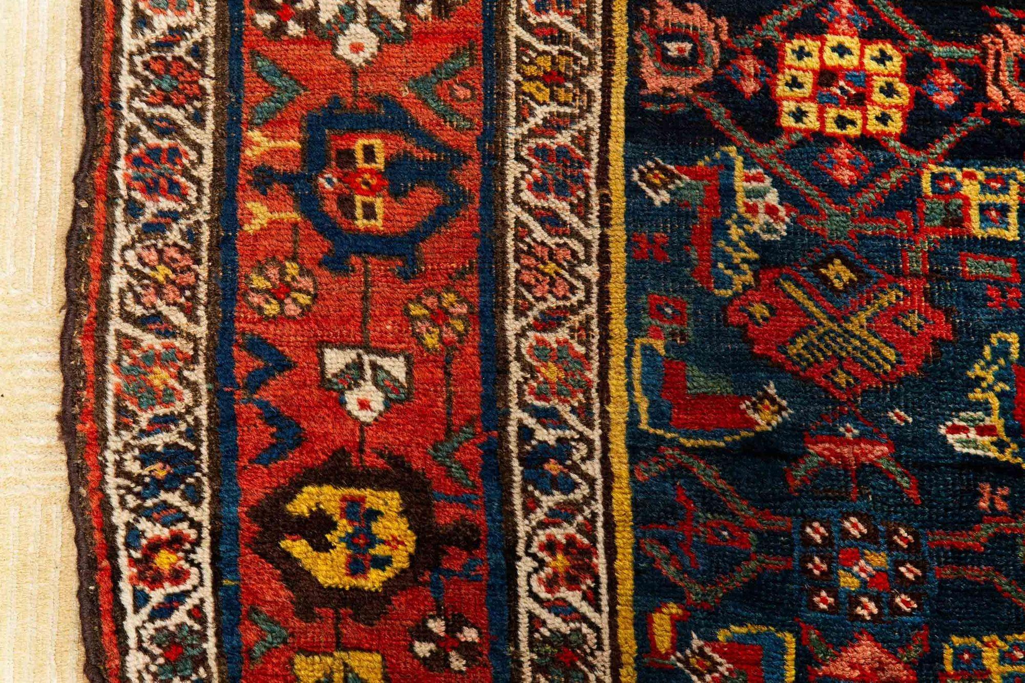 Persian Antique Bidjar Bijar Runner Rug Carpet circa 1920  9.25’ x 4.5' For Sale 10