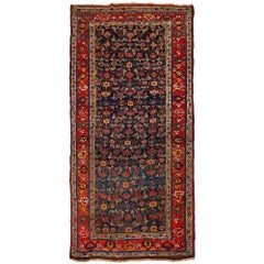 Persian Antique Bidjar Bijar Runner Rug Carpet circa 1920  9.25’ x 4.5'