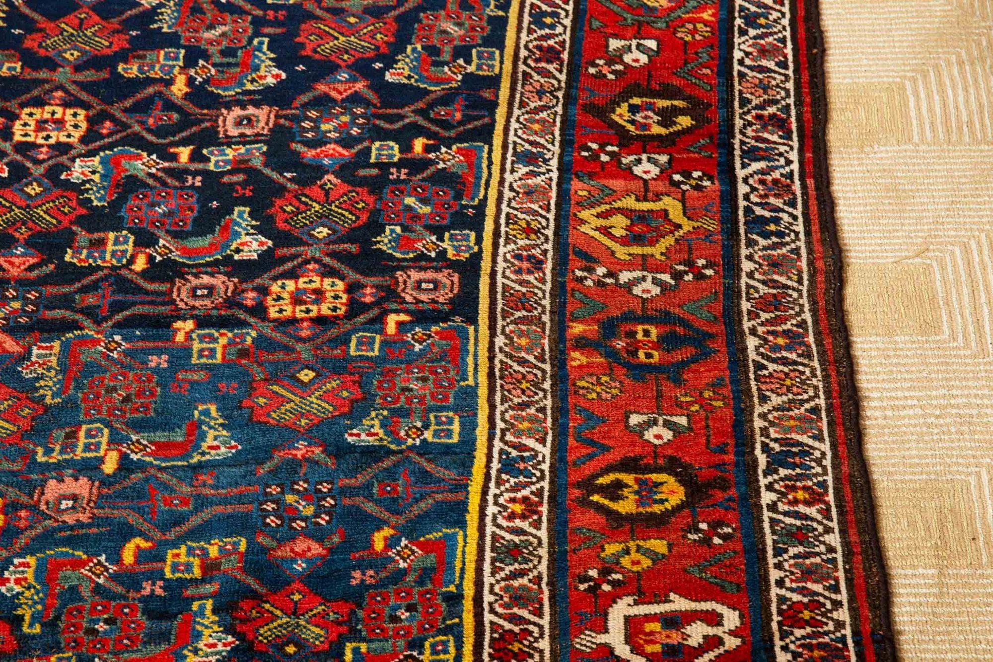 Persian Antique Bidjar Bijar Runner Rug Carpet circa 1920  9.25’ x 4.5' For Sale 2